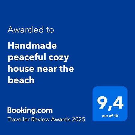 Handmade Peaceful Cozy House Near The Beach Nea Kallikrateia Εξωτερικό φωτογραφία